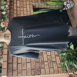 FAITH T-SHIRT WITH RHINESTONES... Brand New in Package with Tag